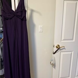 Alex Evenings Deep Purple Maxi Dress